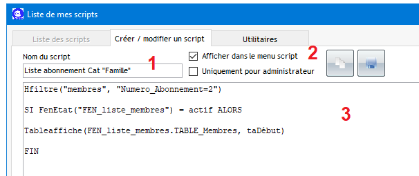 Script Tri 2